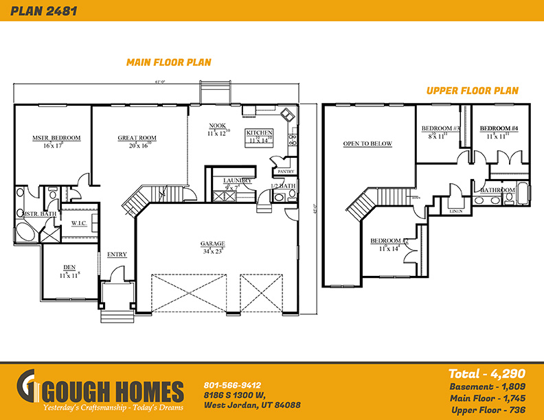 House Plan 2481 Gough Homes