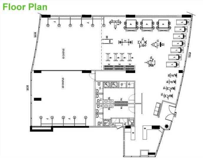 Gym Floor Plan Layout Mma Egym Discovery Gardens Home