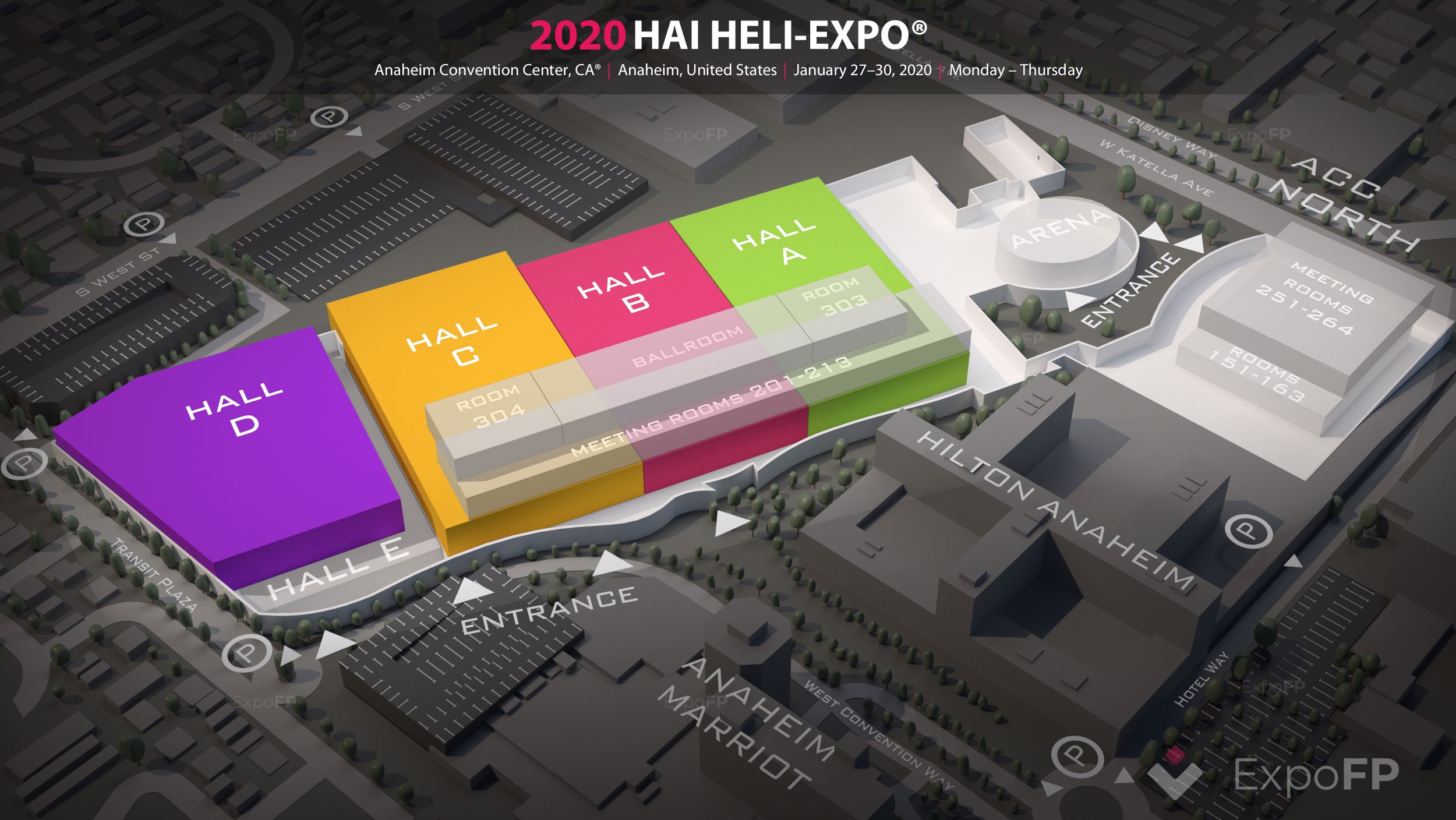 HAI HELIEXPO 2020 in Anaheim Convention Center, CA