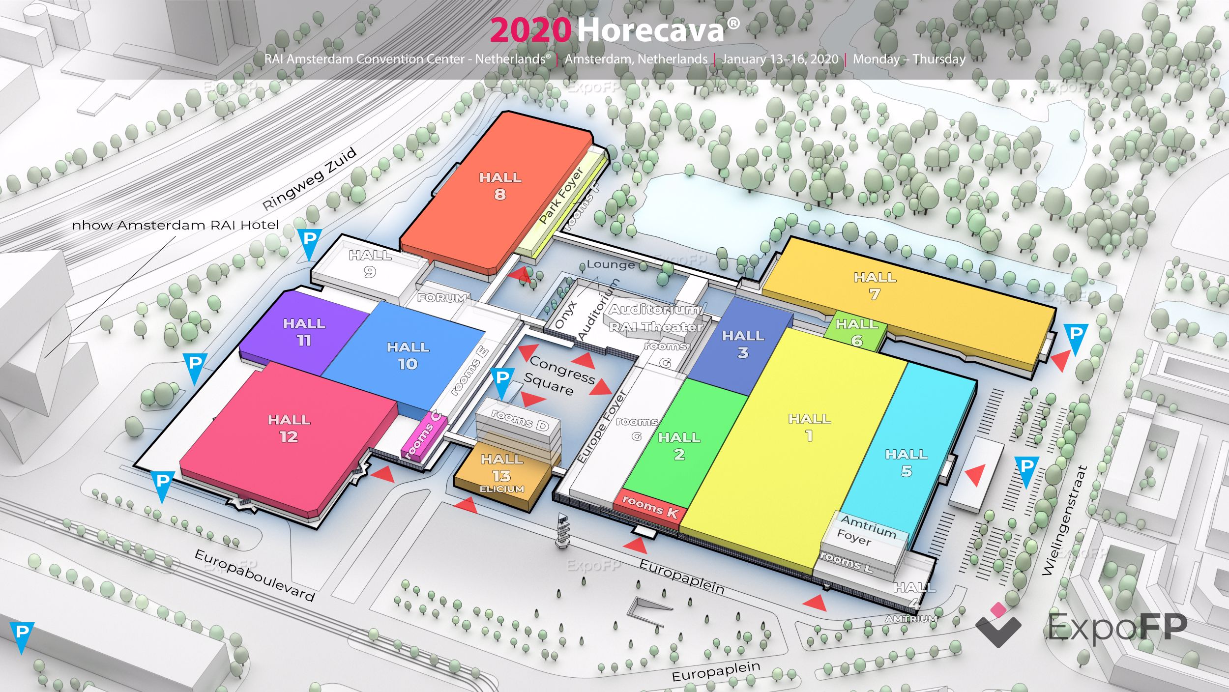 Horecava 2020 in RAI Amsterdam Convention Center Netherlands
