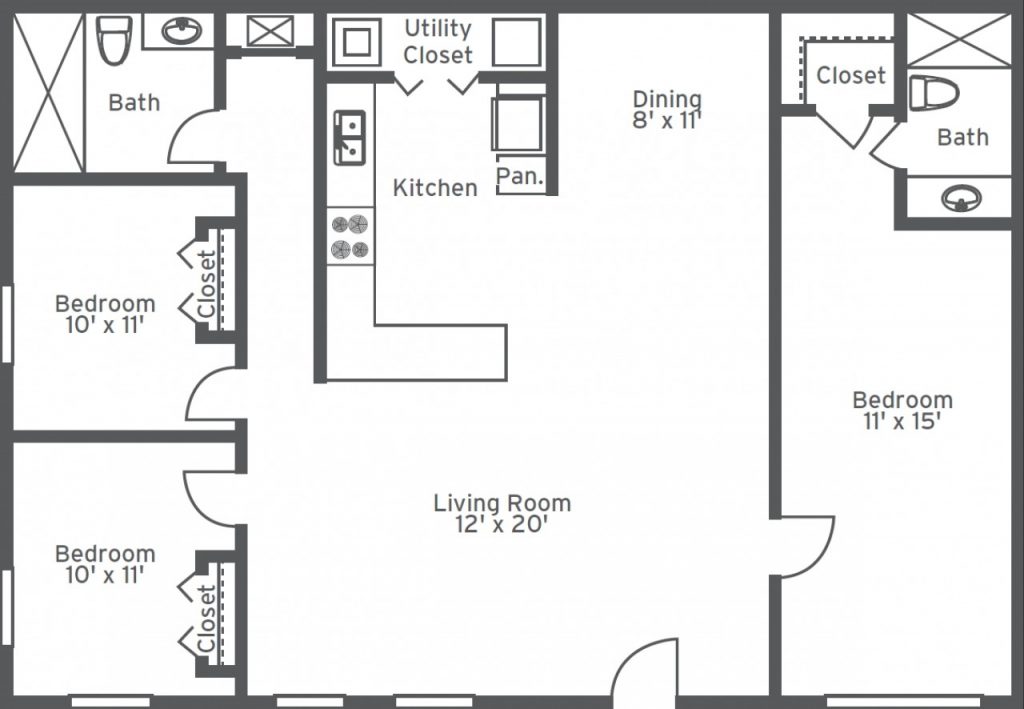 Best Of House Plans 3 Bedroom 1 Bathroom New Home Plans