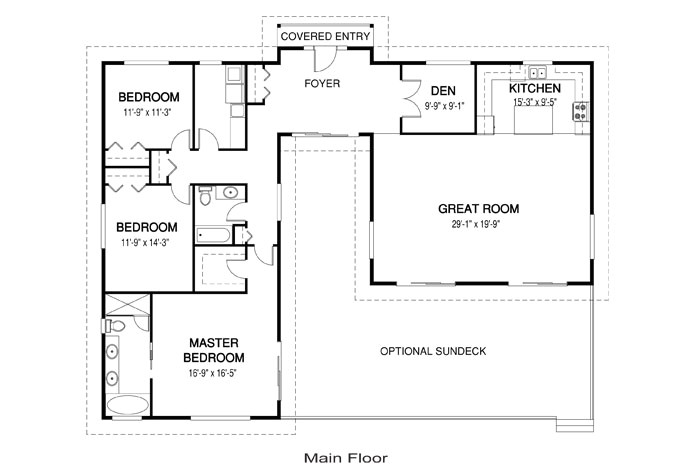 House Plans without Open Concept