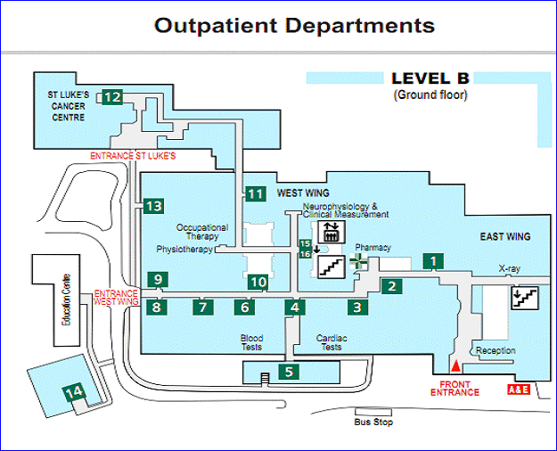 Royal Surrey County Hospital Floor Plan Floorplans Click