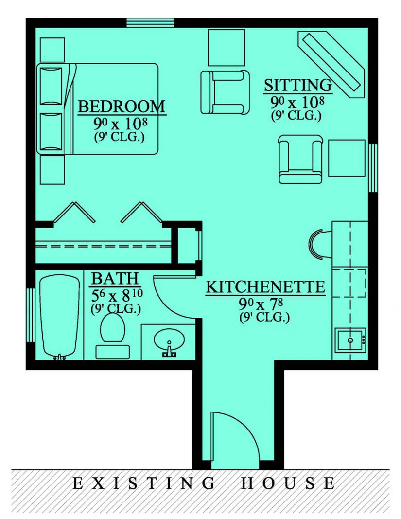 Awesome In Law House Plans 2 Mother In Law Suite Addition