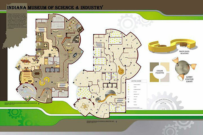 Indiana Museum of Science & IndustryFloor Plan, Lighting
