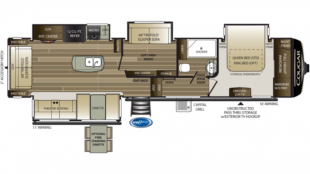 New 2019 Keystone Cougar 368MBI.30731