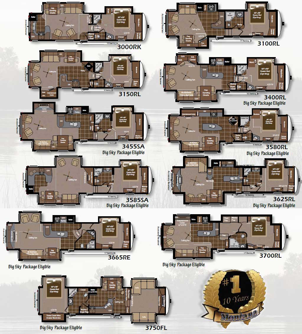 2007 Keystone Montana 3400Rl Floor Plan floorplans.click