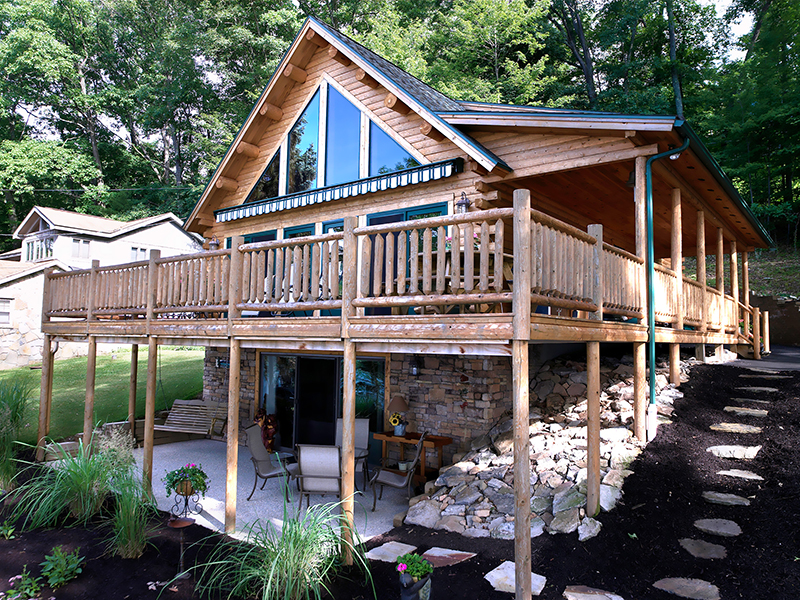 Kodiak Log Home Floor Plan by Katahdin Cedar Log Homes