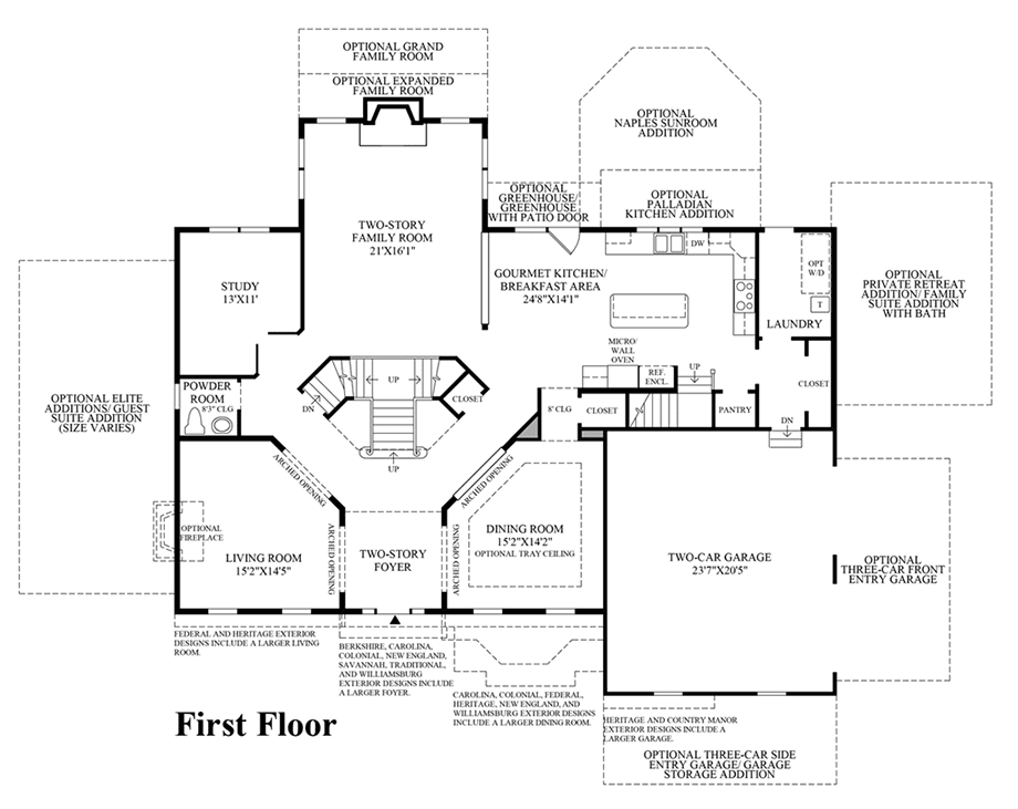 OUR TOLL HOME Our Langley Two Floor Plan