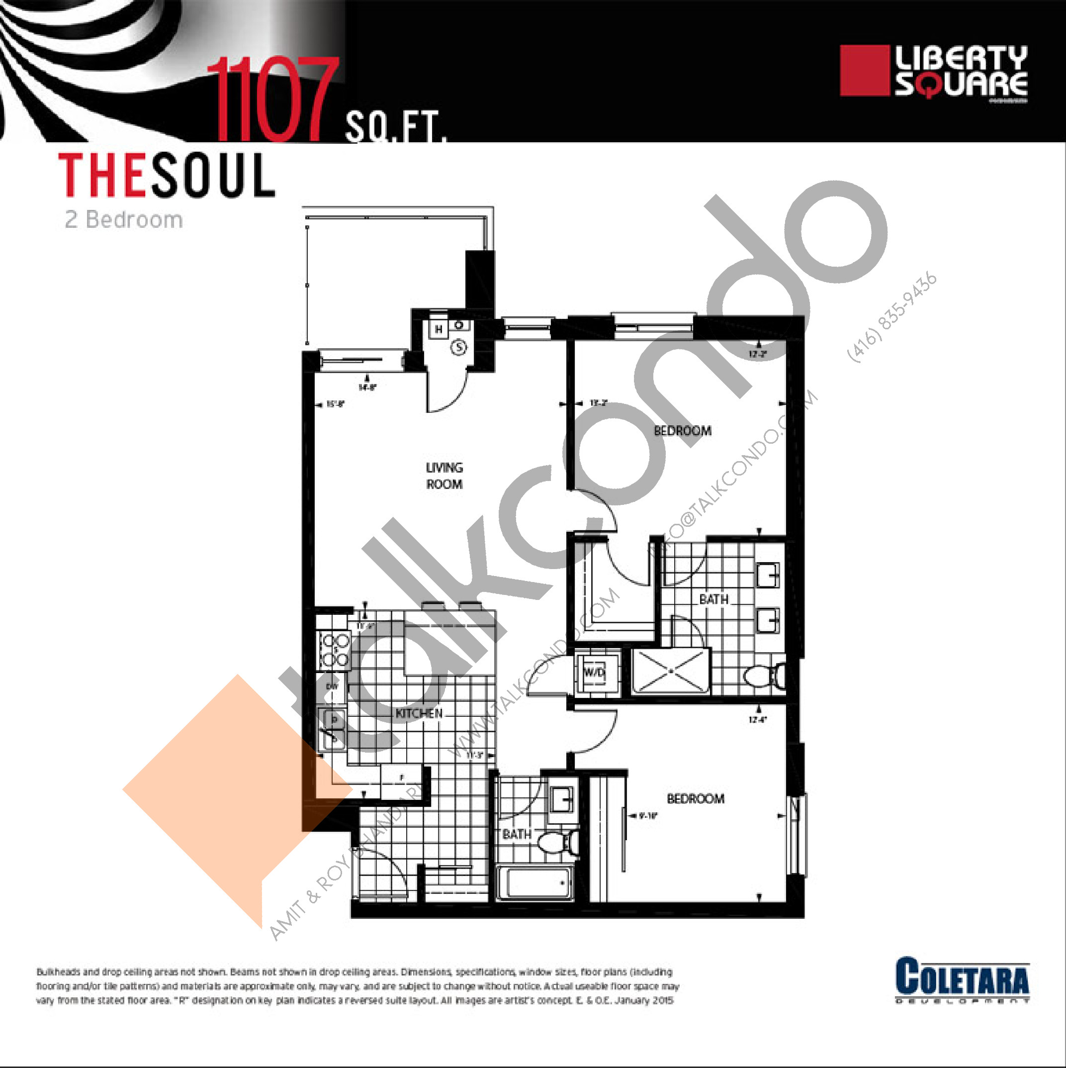 Liberty Square Condominiums Phase II The Soul 1107 sq