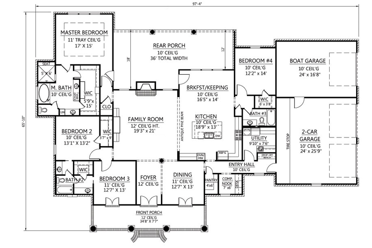 Louisiana 71443 The House Plan Company