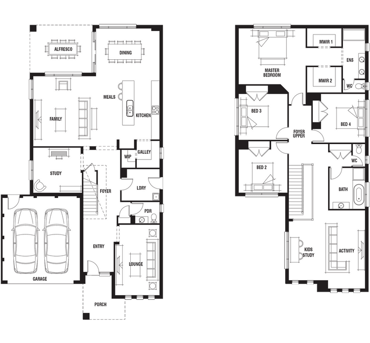 Madison 40 & 45 Home Design & House Plan by Porter Davis