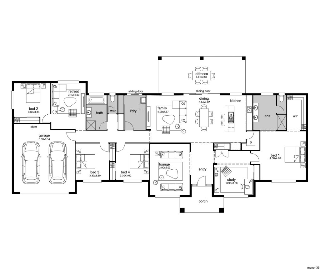 HamptonStyle House Plans Classical Homes McCarthy Homes