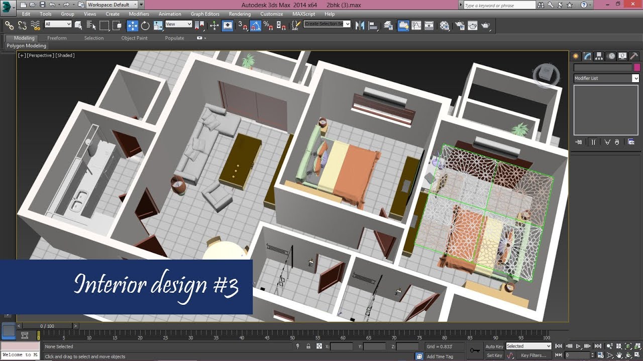 Easy Steps to Floor Plan Design in 3Ds Max (Hindi Tutorial
