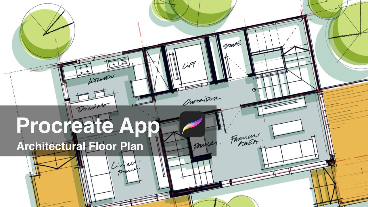 Procreate App / Architectural Floor Plan YouTube