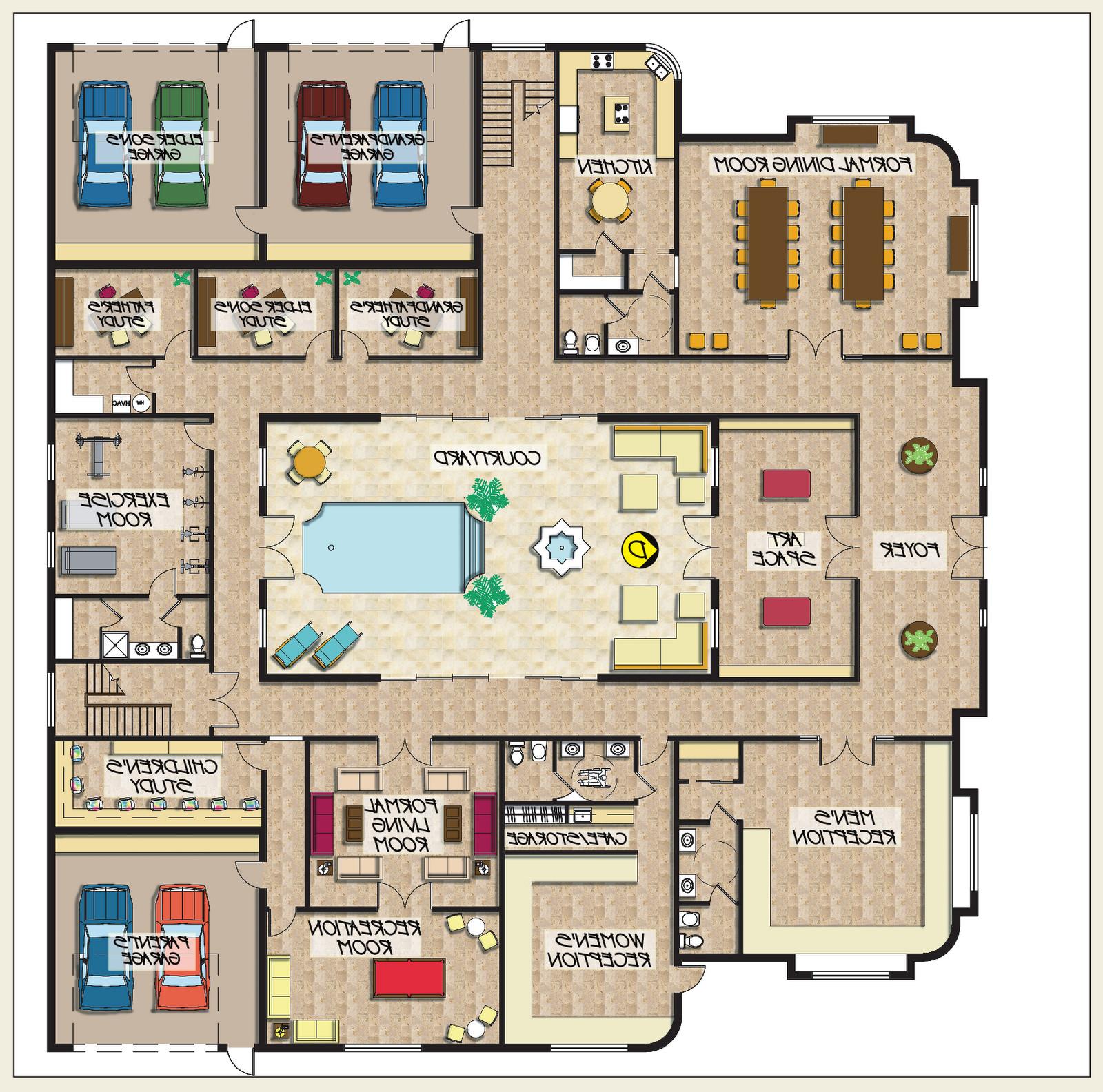 Modern Family Floor Plan Floorplans click