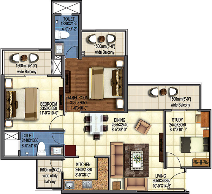 Mahagun Mywoods Marvella in Phase 2 Noida Extension, Noida