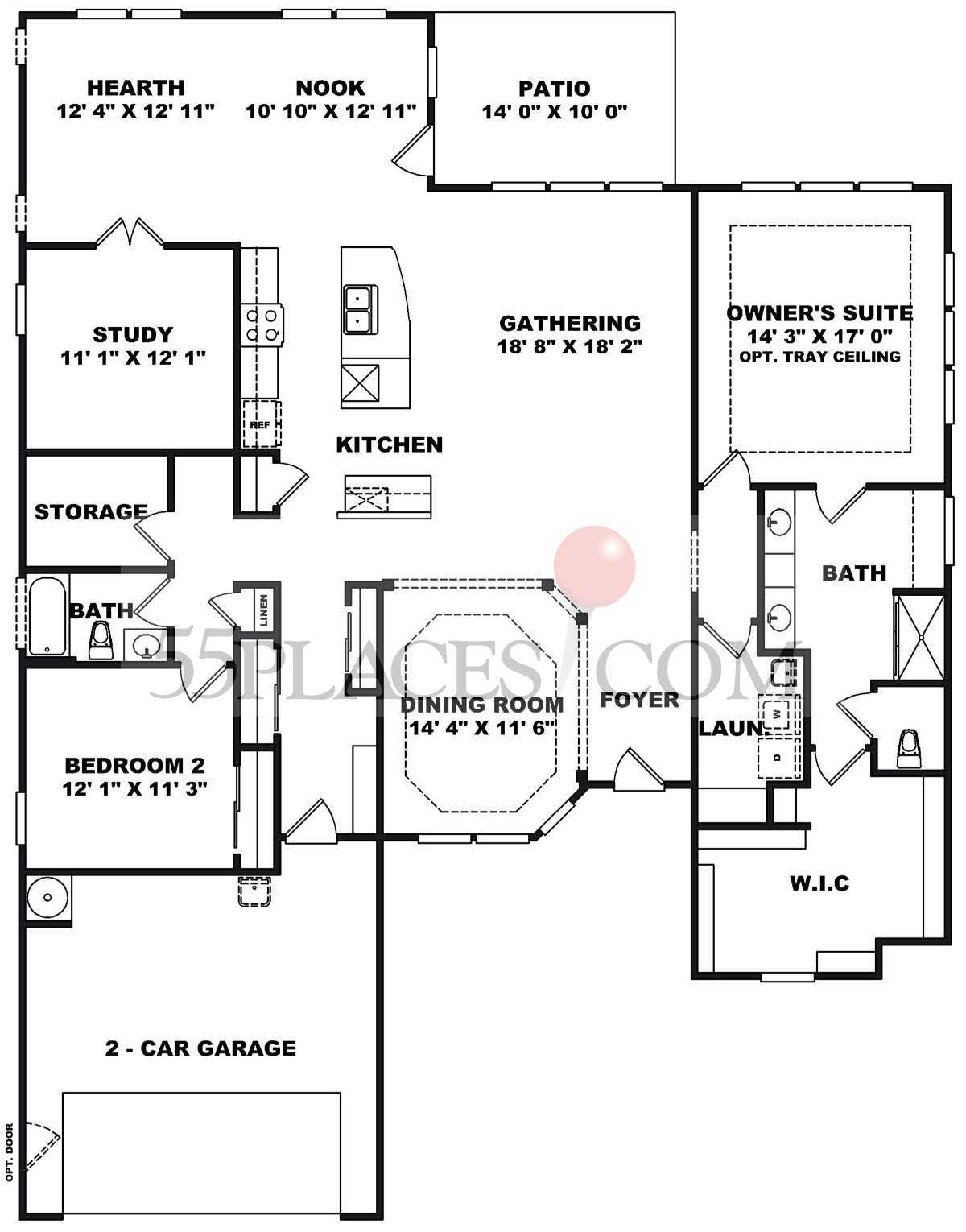 Napa Valley Floorplan 2411 Sq. Ft Del Webb at Cane Bay