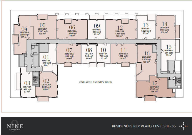 Nine Condo Miami Floor Plans