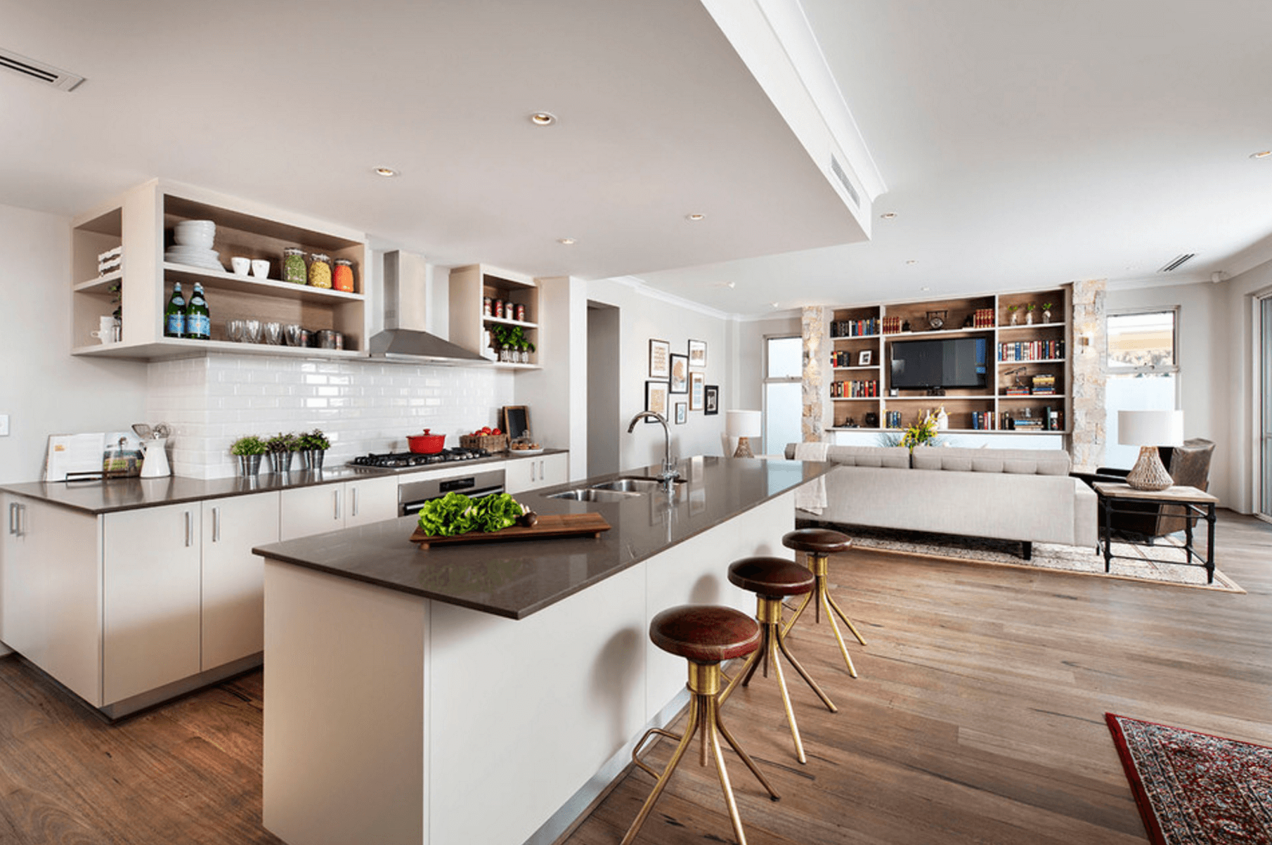 Open Plan Kitchen Living Room Design Ideas. 20 Best Small