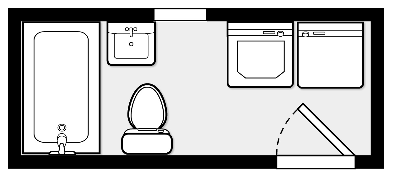 My Cozy Little Farmhouse Bathroom RemodelFloor Plan Options
