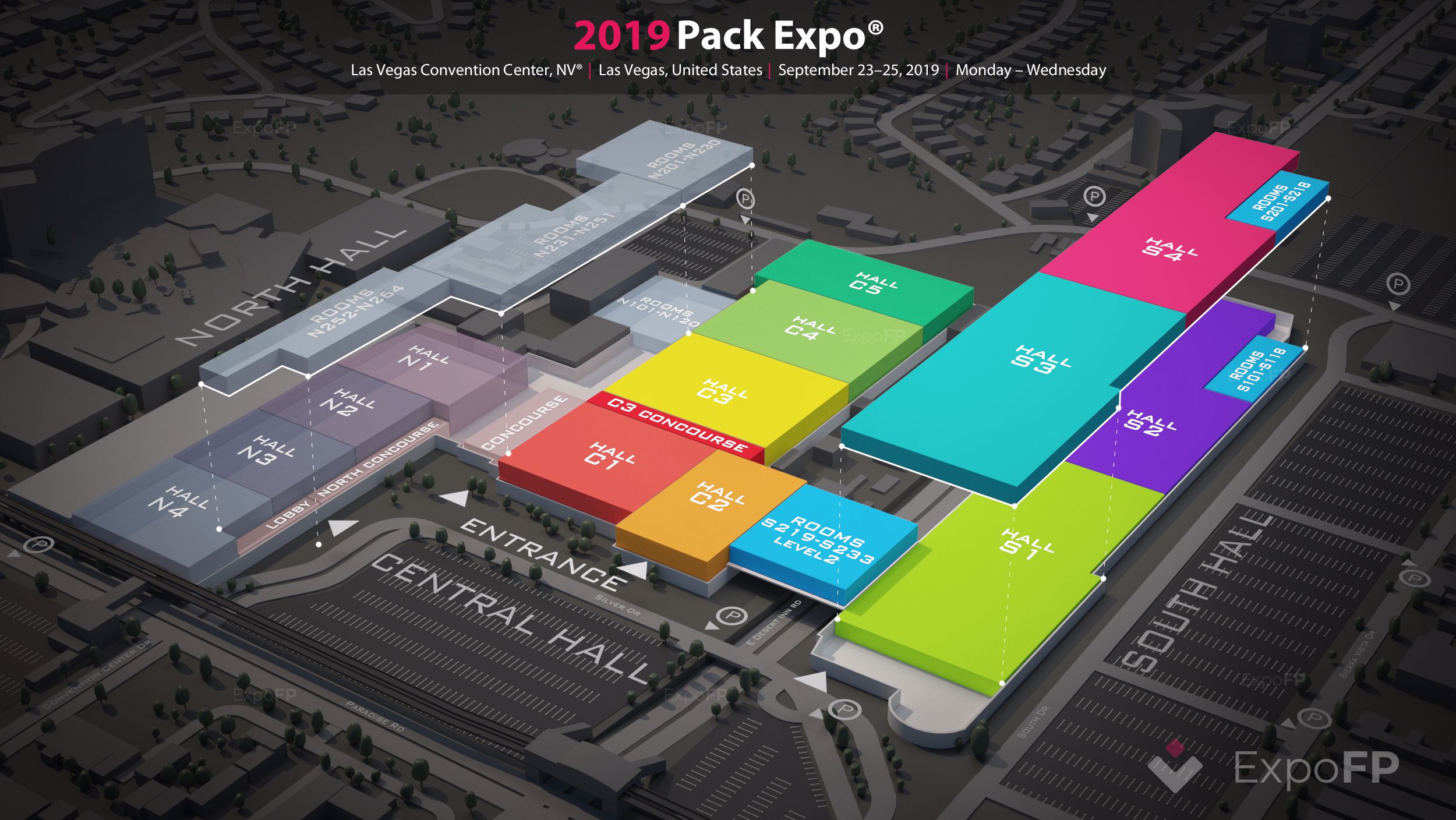 Pack Expo 2019 in Las Vegas Convention Center, NV