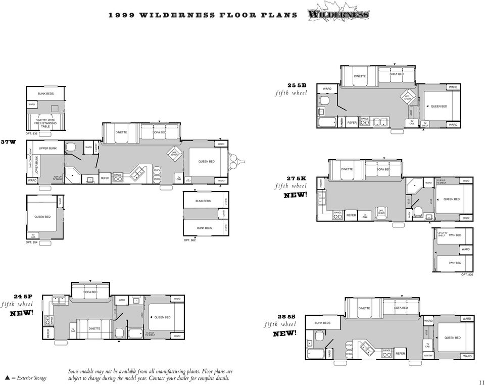 2001 Fleetwood Prowler Floor Plans Viewfloor.co