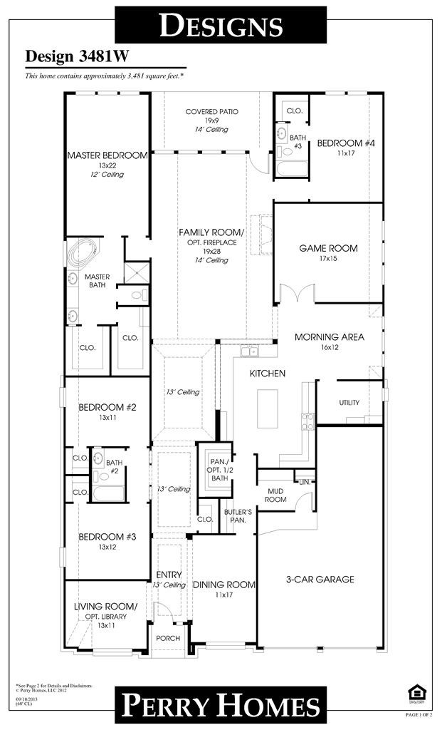 Beautiful Perry Homes Floor Plans New Home Plans Design