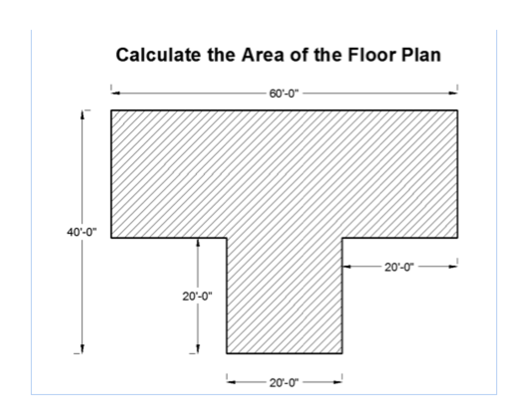 Solved Calculate The Perimeter Of The Floor Plan