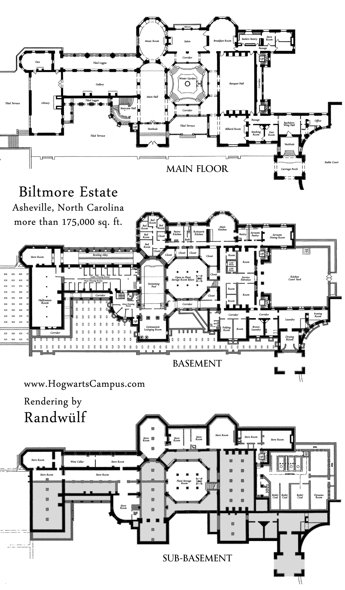Biltmore Estate Floor Plan