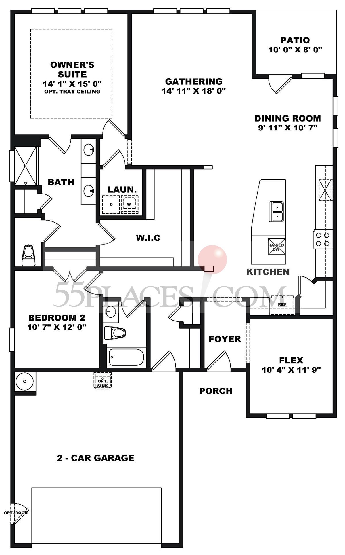 Castle Rock Floorplan 1756 Sq. Ft Hunterdon Creekside