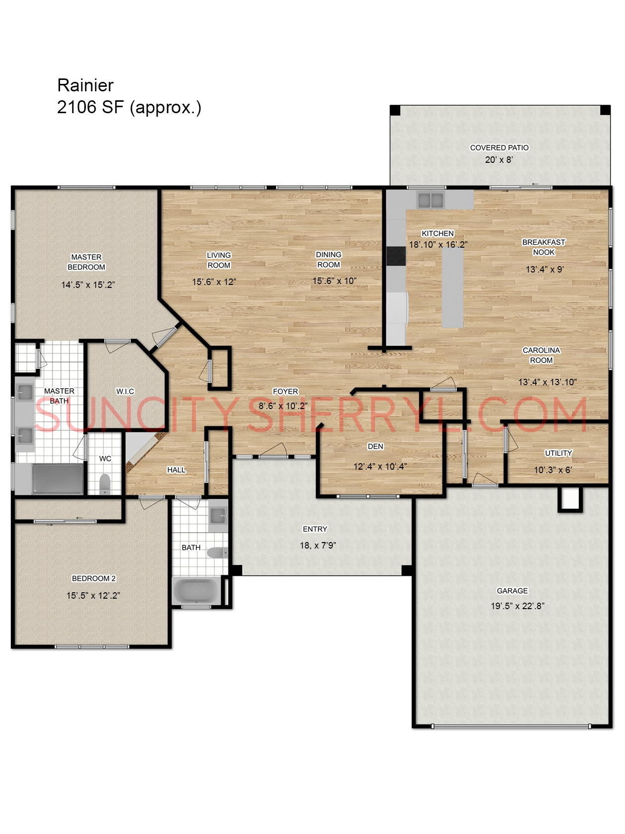 Sun City Hilton Head Floor Plan Rainier