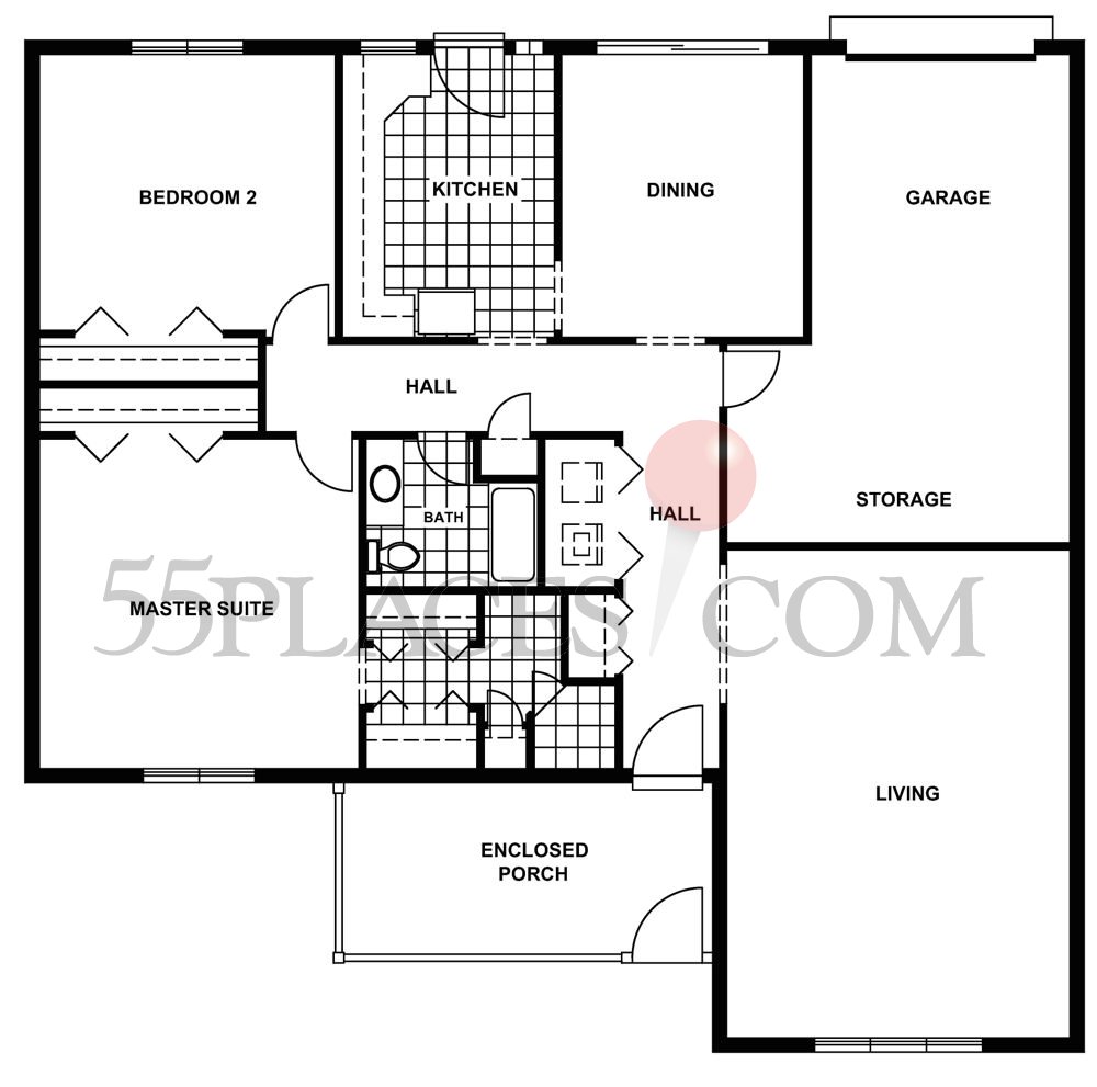 Regency Floorplan 1690 Sq. Ft Leisure Village East