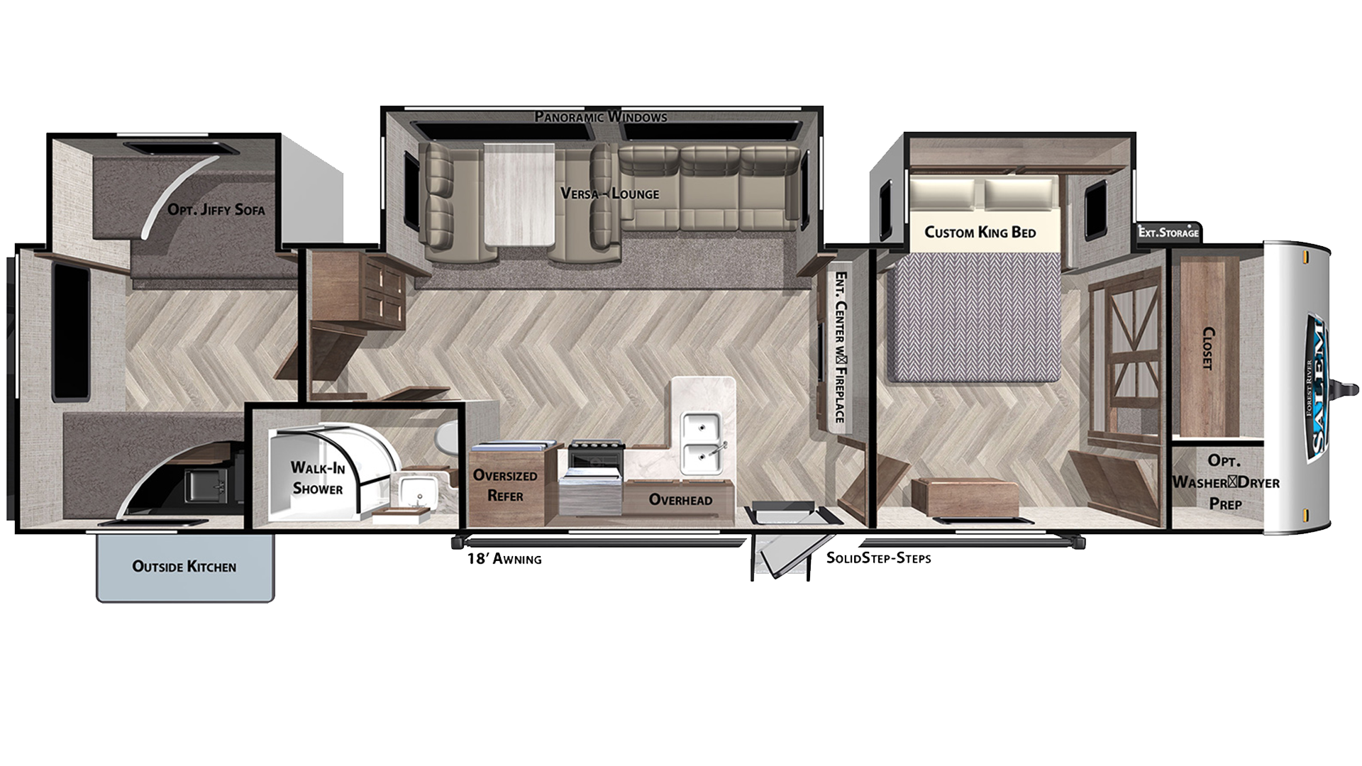 2005 Forest River Travel Trailer Floor Plans