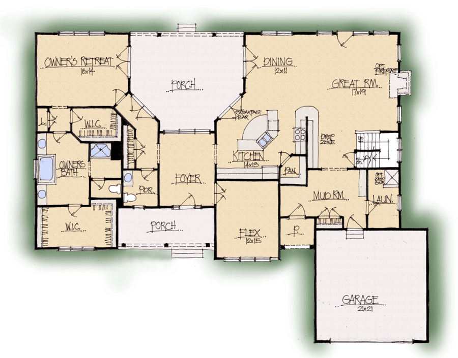 Charleston House Plan F Schumacher Homes