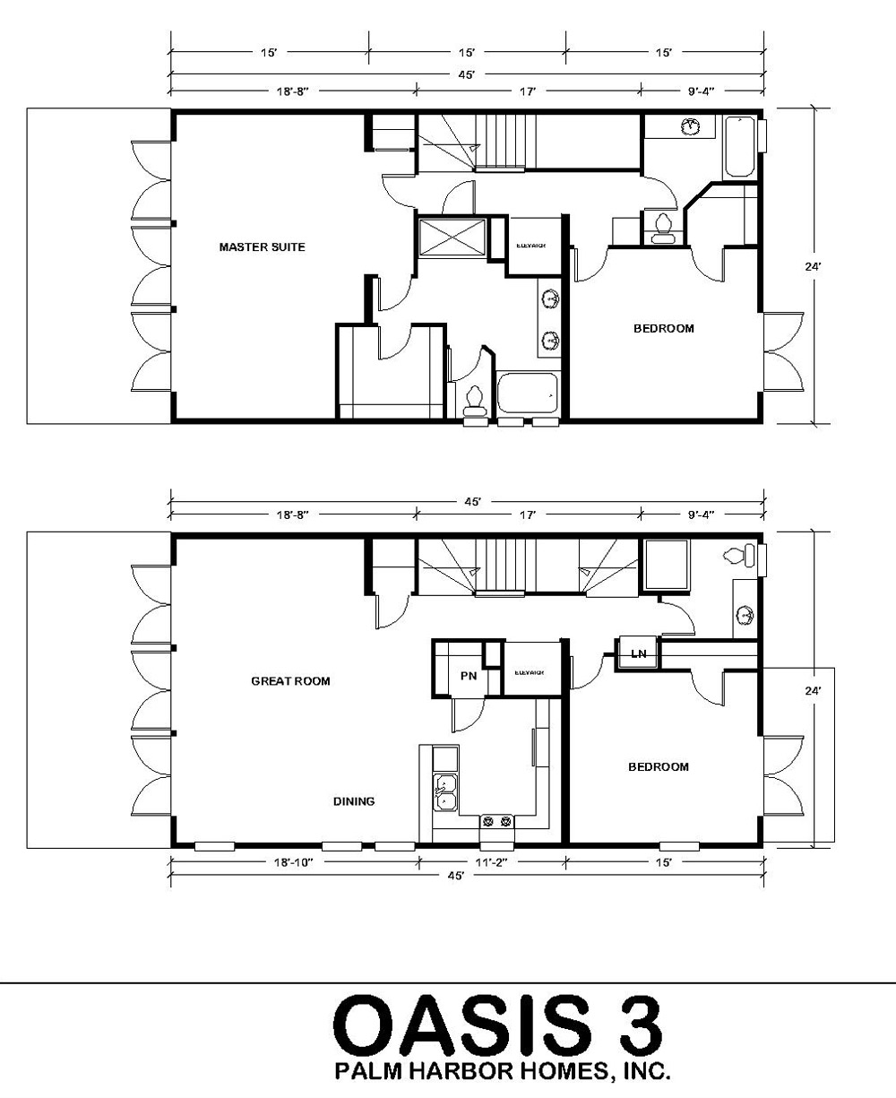 Simple 2 Story House Floor Plans 2 Story Small House, two