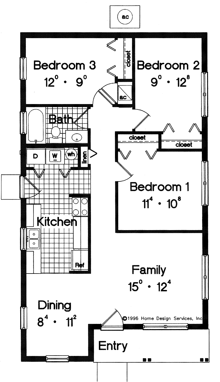 Simple TwoStory House Plans Simple House Floor Plan