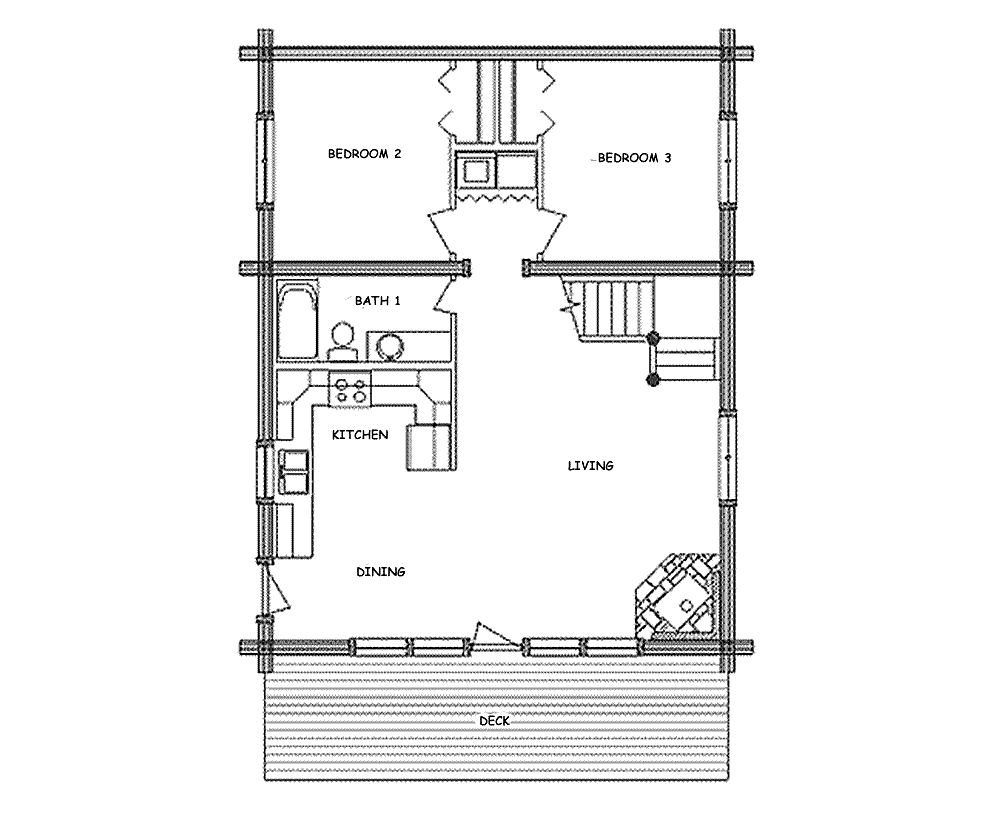 Small Camp House Floor Plans Hunting Camp Plans, log floor