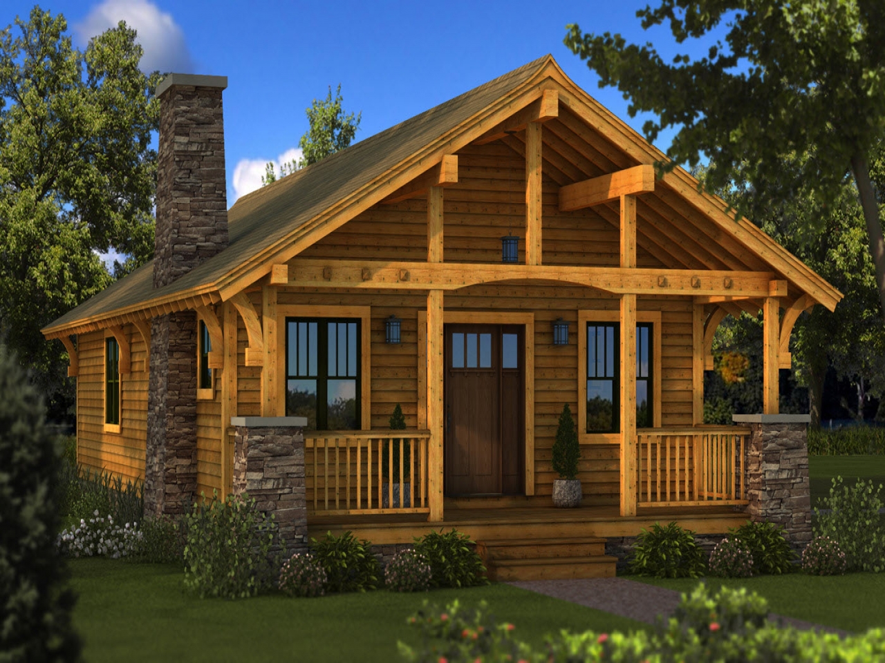 Small Log Cabin Floor Plans Small Log Cabin Homes Plans