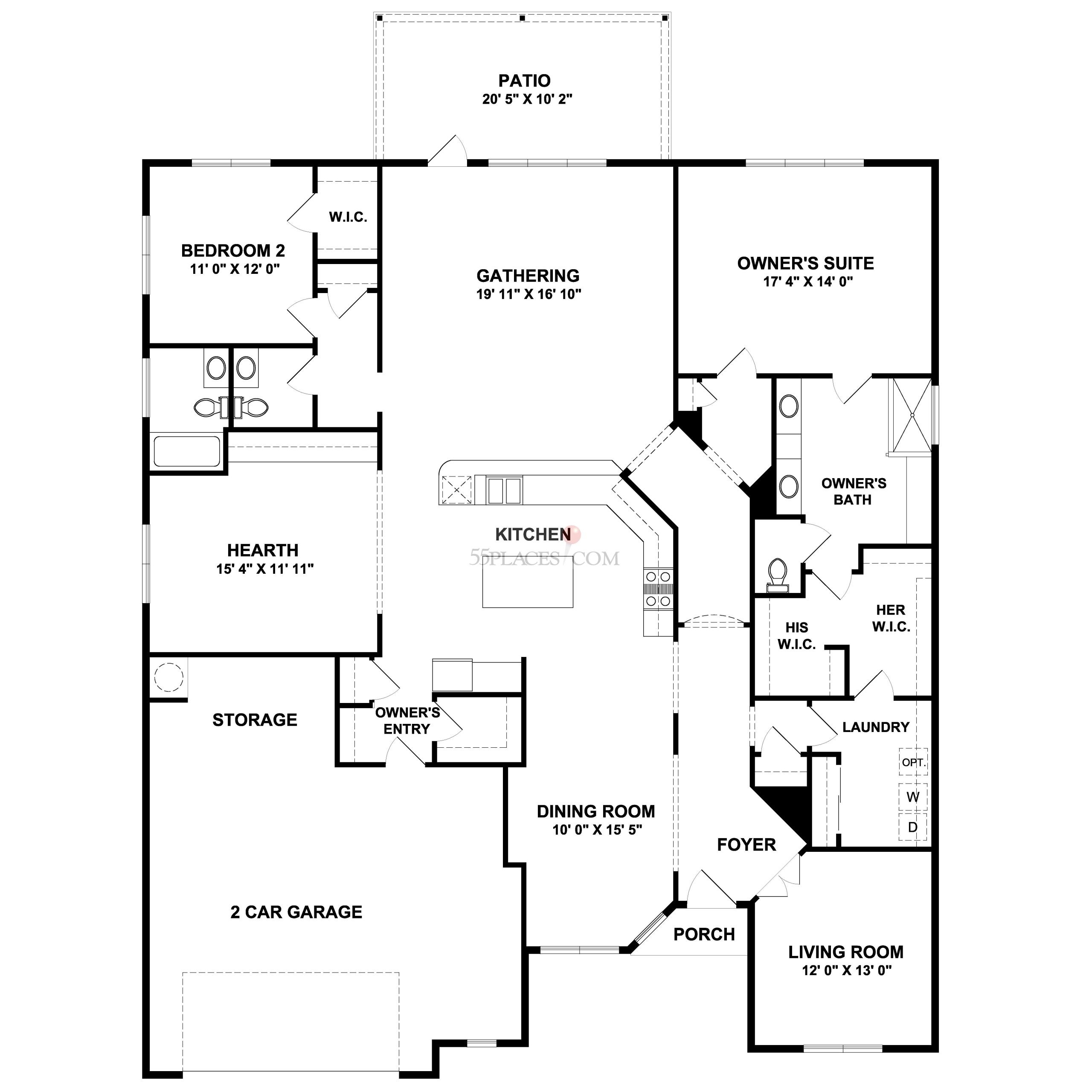 Del Webb Sonoma Cove Floor Plan - Floorplans.click