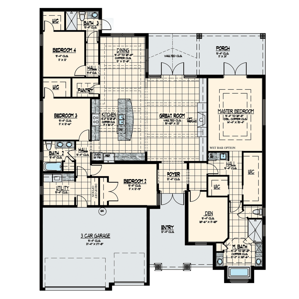 Winston Home Model Floor Plan In Florida Synergy Homes