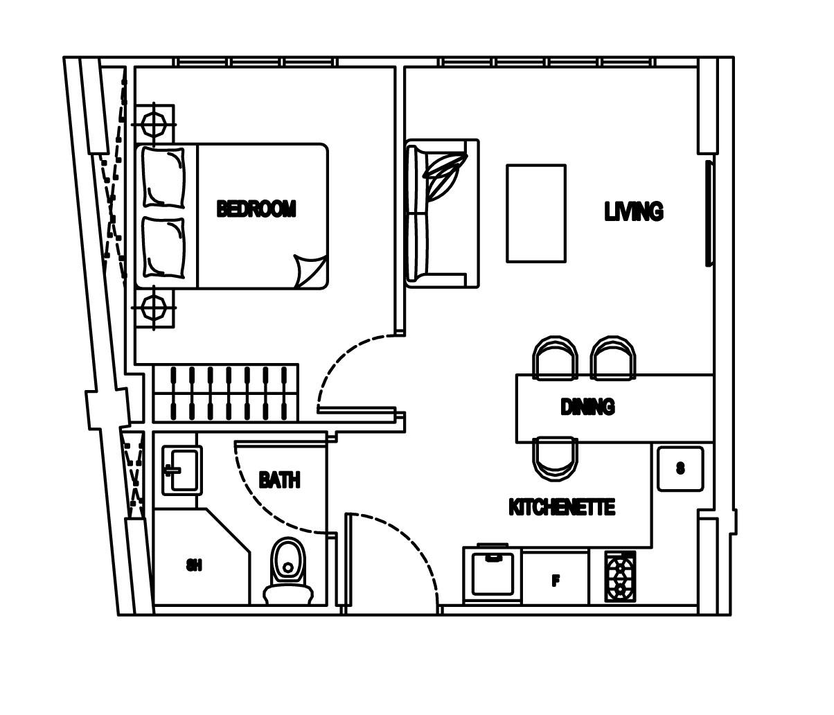 Bachelor Suite Floor Plans Floorplans click