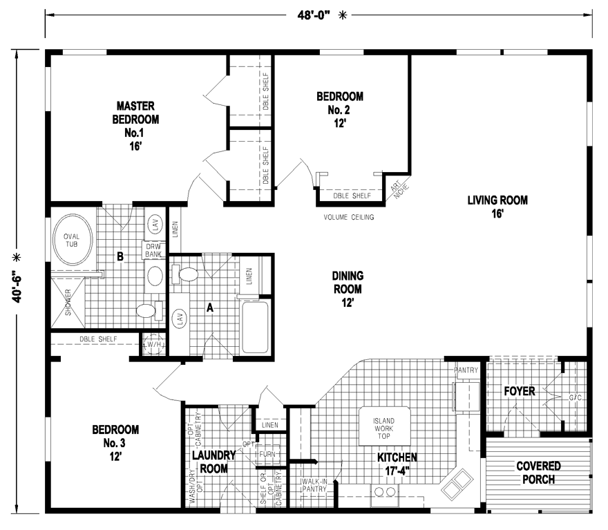 Amazing Triple Wide Mobile Home Floor Plans New Home