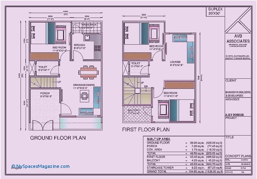 80 Sqm House Design 2 Storey Floor Plan