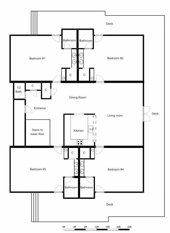 Bed and Breakfast Floor Plan The Inn at Governors Club