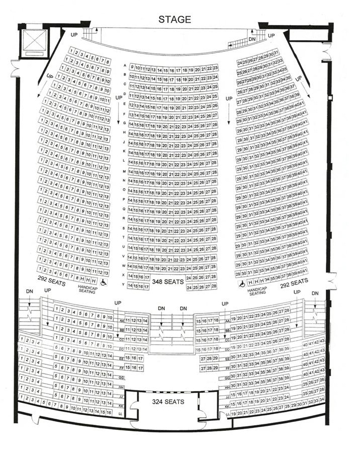 Seating Chart Queen Elizabeth Theatre