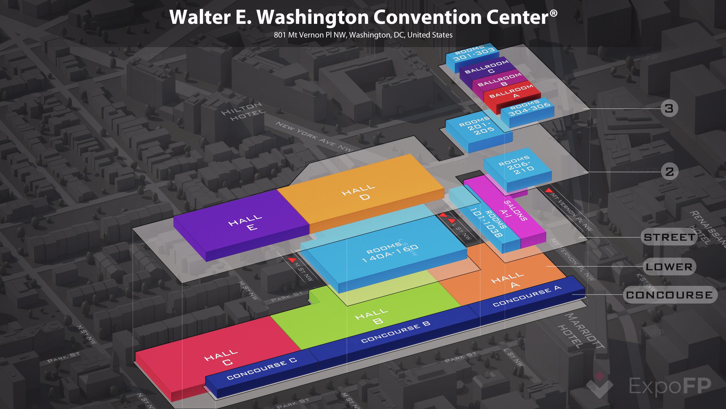 Walter E. Washington Convention Center floor plan