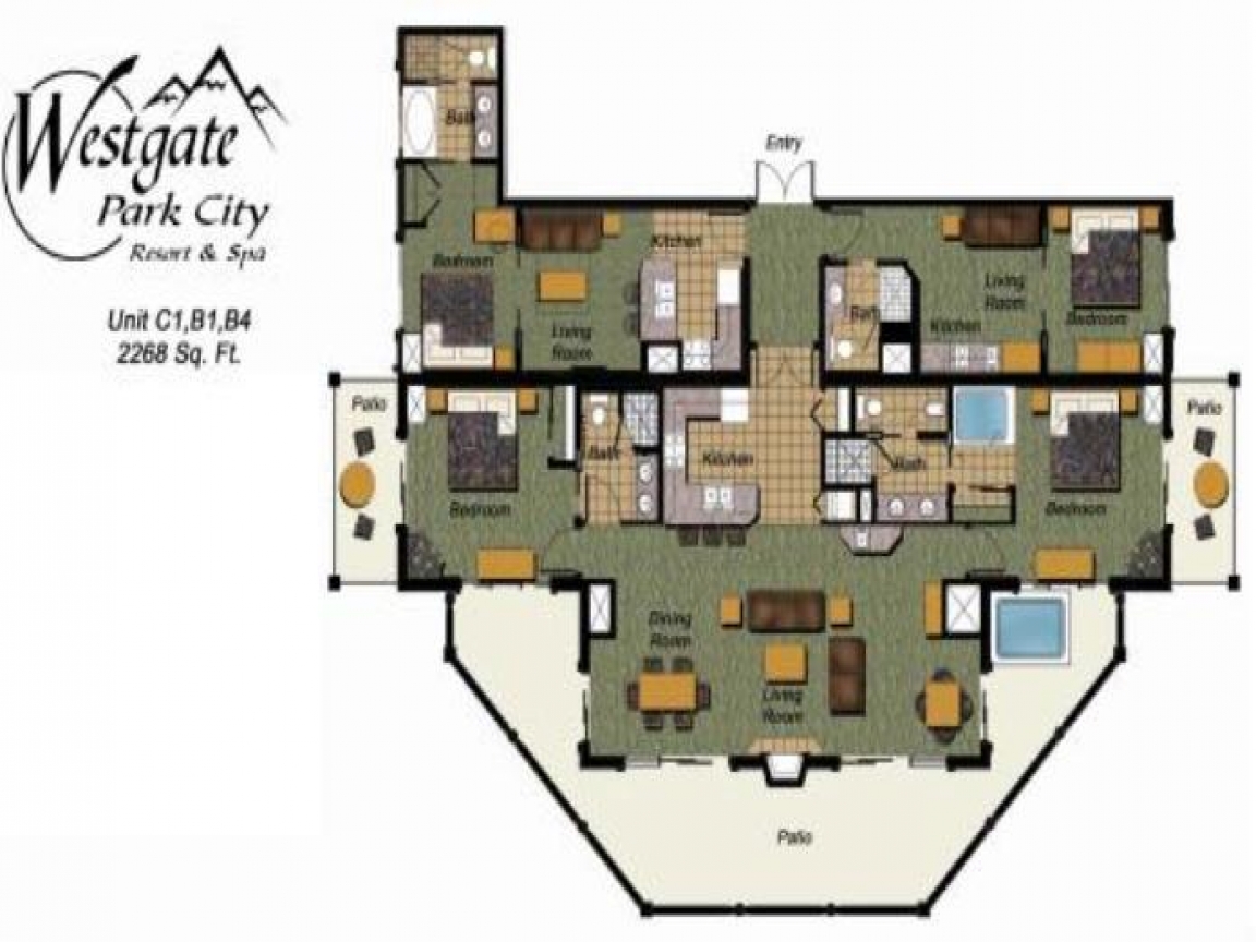 Hotel Villa Eva Capri Westgate Vacation Villas Floor Plan