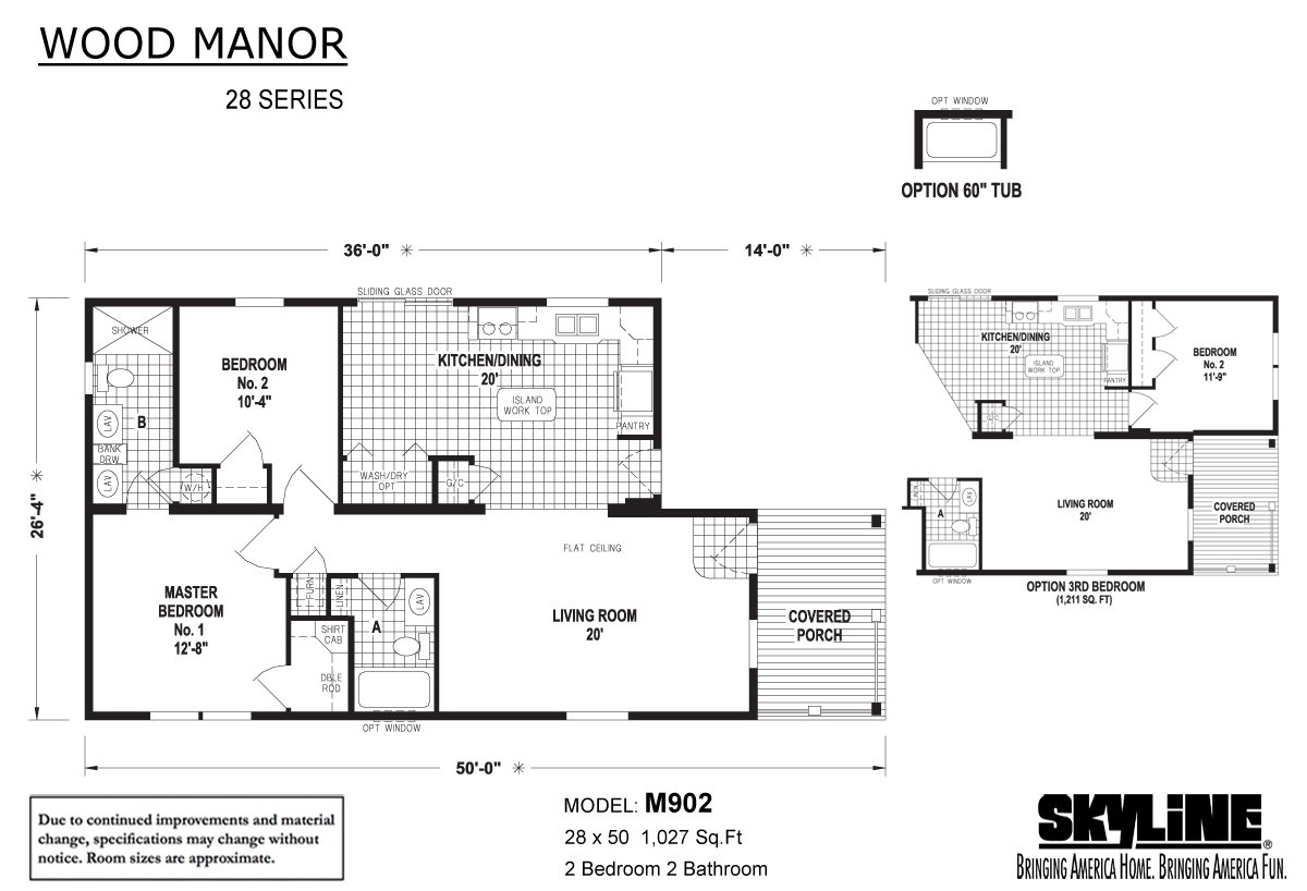 Wood Manor M902 by Skyline Homes