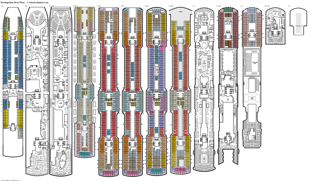 Koningsdam Floor Plan - Floorplans.click